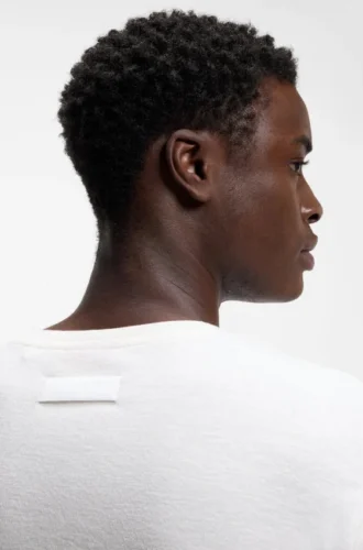 Slub-interlock T-shirt in a slim fit