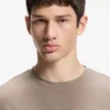 Slub-interlock T-shirt in a slim fit