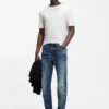 Slub-interlock T-shirt in a slim fit