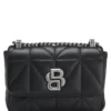Small quilted shoulder bag with Double B monogram Small quilted shoulder bag with Double B monogram