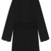 Smocked-waistband dress with plissé pleats Smocked-waistband dress with plissé pleats