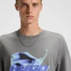 Snowboarding-artwork T-shirt in cotton jersey