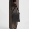 Split-logo envelope bag in twill Split-logo envelope bag in twill