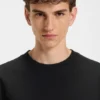 Split-logo T-shirt in cotton jersey