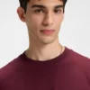 Split-logo T-shirt in cotton jersey