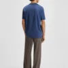 Split-logo T-shirt in cotton jersey