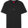 Split-logo T-shirt in cotton jersey