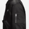Stacked-logo bomber jacket with water-repellent finish
