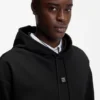 Stacked-logo hoodie in a relaxed fit