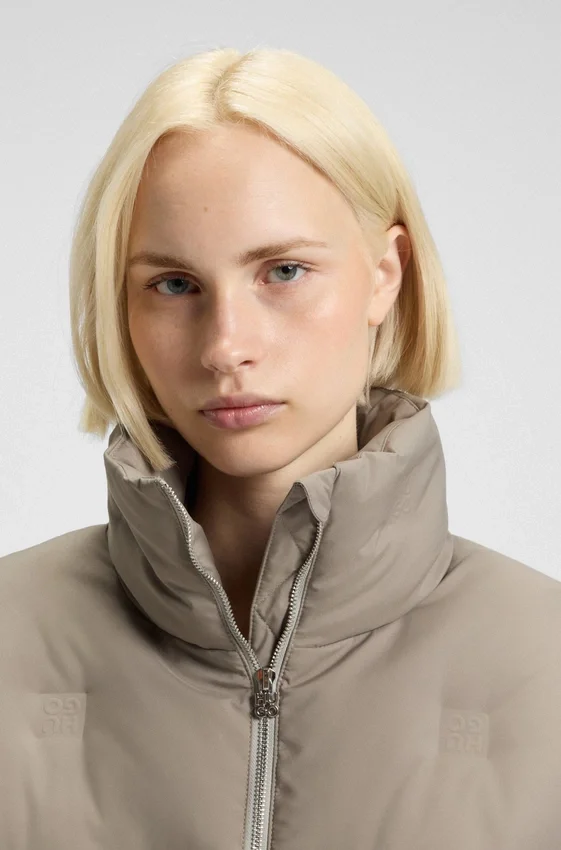 Stacked-logo jacket with water-repellent finish Stacked-logo jacket with water-repellent finish