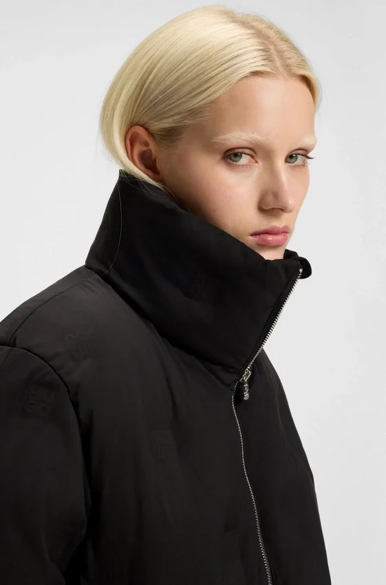 Stacked-logo jacket with water-repellent finish Stacked-logo jacket with water-repellent finish