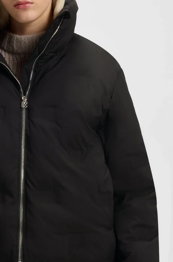 Stacked-logo jacket with water-repellent finish Stacked-logo jacket with water-repellent finish