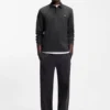 Stacked-logo polo shirt in a cotton blend