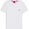 Stacked-logo pyjama T-shirt in stretch cotton