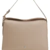 Stacked-logo shoulder bag in faux leather Stacked-logo shoulder bag in faux leather