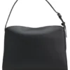 Stacked-logo shoulder bag in faux leather Stacked-logo shoulder bag in faux leather