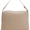 Stacked-logo shoulder bag in faux leather Stacked-logo shoulder bag in faux leather