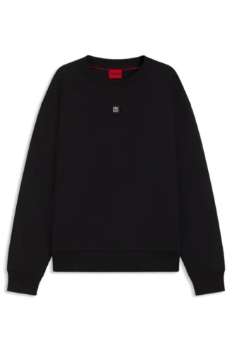 Stacked-logo sweatshirt in a cotton blend