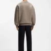 Stacked-logo sweatshirt in a cotton blend