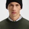 Stacked-logo sweatshirt in a cotton blend