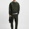 Stacked-logo sweatshirt in a cotton blend
