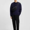 Stacked-logo sweatshirt in a cotton blend