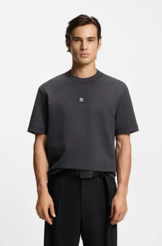 Stacked-logo T-shirt in a cotton blend