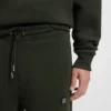 Stacked-logo tracksuit bottoms in a cotton blend
