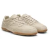 Stacked-logo trainers in faux leather