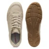 Stacked-logo trainers in faux leather