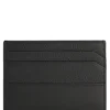 Stacked-logo wallet in leather