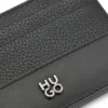Stacked-logo wallet in leather