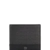 Stacked-logo wallet with monogram print