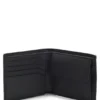Stacked-logo wallet with monogram print