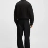 Stacked-logo zip-up sweatshirt in a cotton blend Stacked-logo zip-up sweatshirt in a cotton blend