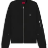 Stacked-logo zip-up sweatshirt in a cotton blend Stacked-logo zip-up sweatshirt in a cotton blend