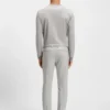 Stain-repellent slim-fit trousers in stretch dobby Stain-repellent slim-fit trousers in stretch dobby