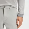 Stain-repellent slim-fit trousers in stretch dobby Stain-repellent slim-fit trousers in stretch dobby