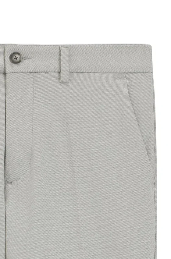 Stain-repellent slim-fit trousers in stretch dobby Stain-repellent slim-fit trousers in stretch dobby