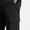 Straight-fit cargo trousers in waxed fabric Straight-fit cargo trousers in waxed fabric