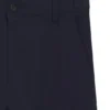 Straight-fit pants in mercerized stretch cotton