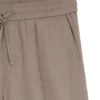 Straight-fit shorts in a linen blend