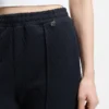 Straight-fit track pants in diamond jacquard