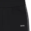 Straight-fit tracksuit bottoms with contrast piping and logo Straight-fit tracksuit bottoms with contrast piping and logo