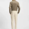 Straight-fit trousers in cotton-blend twill