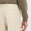 Straight-fit trousers in cotton-blend twill