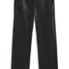 Straight-leg trousers in faux leather Straight-leg trousers in faux leather