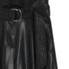 Straight-leg trousers in faux leather Straight-leg trousers in faux leather