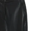 Straight-leg trousers in faux leather Straight-leg trousers in faux leather