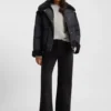 Straight-leg trousers in stretch-cotton velvet Straight-leg trousers in stretch-cotton velvet